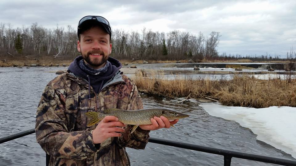 Spring Pike, Targeting Monsters at Ice-Out - True North Wilds