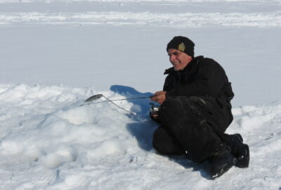 Ice fishing beginners